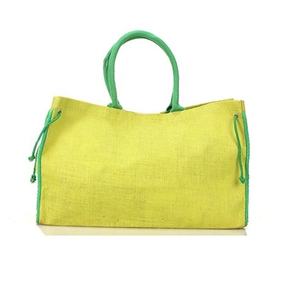 Vente en gros Personnalisation Imprimé Écologique Mode Réutilisable Fourre-Tout de plage en coton Épicerie Sacs de jute avec fermeture éclair - Product Image 6