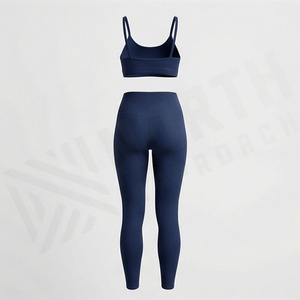 Conjunto Deportivo de Dos Piezas para Gimnasio y Yoga, Leggings para Mujer, Ropa Deportiva de Secado Rápido y Cómoda - Product Image 2