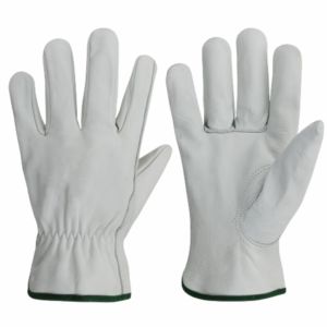 Gants de travail en cuir de chèvre respirant de haute qualité, antidérapants, réglables, résistants à la chaleur, protection des mains - Product Image 1