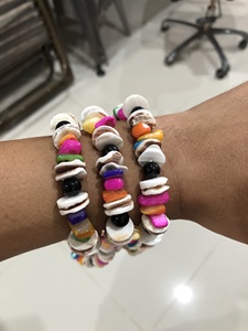 Pulsera Unisex Ajustable de Conchas de Bali de Vietnam / Joyería de Conchas Marinas Naturales, Regalo para Fiestas de Verano y Decoración de Vacaciones - Product Image 6