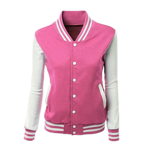 Chaqueta Varsity Color Marrón Óxido y Crema con Parche de Letras Blancas y Logotipo Personalizado - Product Image 5