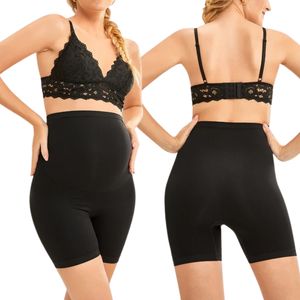 Shorts de Yoga Maternité Taille Haute Personnalisés avec Poches, Grande Taille, Respirants, pour la Grossesse et le Fitness – Vente en Gros - Product Image 1