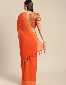 Sari de chifón estampado KV estilo Bollywood - Product Image 2