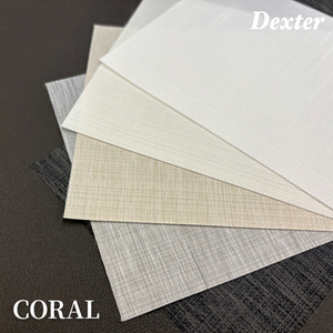 ผ้าม่านม้วนกรองแสง Dexter CORAL ลายสานแบบตะกร้า กึ่งทึบแสง ชั้นเดียว 5 สี ผลิตในเกาหลี - Product Image 3