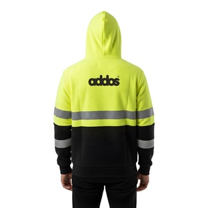OEM ODM Wholesale Cotton <b>Waterproof</b> Reflective Safety Hoodie for Men Jacket ANSI Class3 Quick Dry Breathable Customizable - Product Image 3