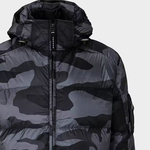 Chaqueta Acolchada de Camuflaje para Hombre, Modelo 2026, Más Vendida, Cálida, con Capucha, para Invierno y Actividades al Aire Libre, Proveedor Mayorista - Product Image 4