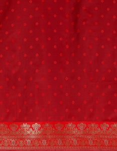 KV <b>Green</b> <b>Silk</b> Woven Designer Saree With Unstitched Blouse - Product Image 4