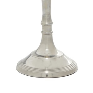 Silver Candelabra with <b>Glass</b> <b>Candle</b> <b>Holders</b> 17 Inch Durable Home Decoration Wedding Decor - Product Image 2
