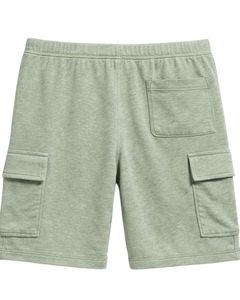 Shorts cargo pour homme vert sauge, taille élastique, cordon de serrage, style streetwear décontracté, avec poches latérales, shorts d'été, fabricant - Product Image 2