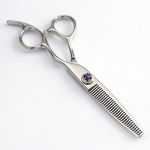Professional Premium 6to 7.5-Inch Japan 440c Hair Cutting Scissors Thinning Scissors Set Barber <b>Shears</b> for Hairdressing Salon - Product Image 5