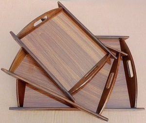 Plateau de service en bois multifonctionnel - Product Image 3