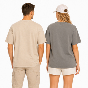 เสื้อยืดลายกราฟิกคู่รักสไตล์วินเทจ ทรงโอเวอร์ไซส์ ใส่ได้ทั้งชายและหญิง สไตล์ลำลองแนวสตรีทแวร์ - Product Image 2