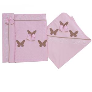 ชุดรอมเปอร์เด็กผู้หญิงแบบใหม่ ดีไซน์หรูหราทันสมัย ผลิตตามสั่ง ขายส่ง คุณภาพสูง ผ้าฝ้ายถัก 100% สีชมพู ติดกระดุม ดีไซน์ใหม่สำหรับฤดูใบไม้ผลิ - Product Image 3