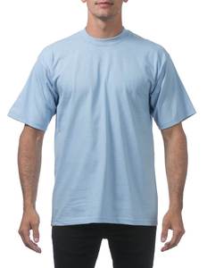 เสื้อยืดคอกลมโอเวอร์ไซส์ผู้ชายแบบสั่งทำพิเศษ ผ้าฝ้าย 100% สไตล์ไฮสตรีท แขนสั้น ผ้าเจอร์ซีย์คุณภาพสูง แบบเรียบ - Product Image 2