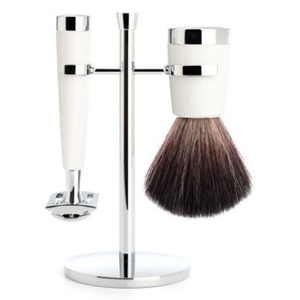 Professional Custom Private Label Shaving Brush Stand Razor Set High Quality Men Grooming Kit <b>Beard</b> Shaving Brush Nylon Hair - Product Image 6