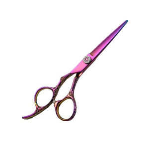 Tijeras de Peluquería Profesionales de Acero Inoxidable, Cuchillas Afiladas de Alto Contenido de Carbono, Logotipo Personalizado, Tijeras para Cortar Cabello de 6 Pulgadas - Product Image 3