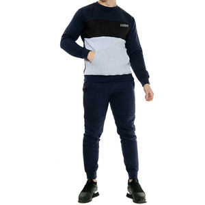 Men's Yellow Black Color Block Tracksuit Full <b>Zip</b> Sporty Jogging Set With Side Pockets Regular Fit Autumn Wear - Product Image 5