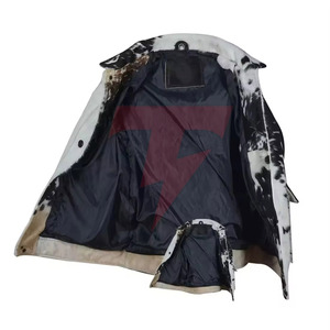 Wholesale Hair On <b>Leather</b> <b>Jacket</b> For <b>Men</b> Classic Style Premium Material Durable Design Winter Outerwear Collection - Product Image 3