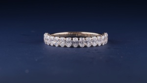 Bague en or massif 14 carats avec diamant de laboratoire pour femme, taille ovale, couleur fantaisie, luxe, cadeau de fiançailles, mariage, bijoux fins - Product Image 2