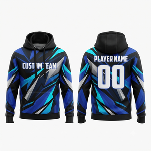 Sudadera Deportiva de Invierno con Cierre Frontal y Estampado Personalizado, de Poliéster Tejido, para Equipos, Ligera, para Entrenamiento - Product Image 1