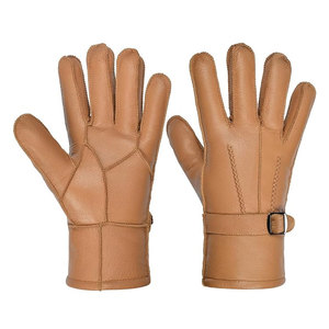 Gants en cuir de mouton de qualité supérieure, confortables et personnalisables, pour l'hiver, les fêtes, les voyages et l'usage quotidien - Product Image 1