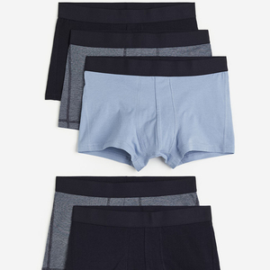 Nuevos Calzoncillos Boxer de Algodón y Spandex Transpirables para Hombre, con Estampado, Logotipo Personalizado en la Cintura, Corte Medio, Tejido Antibacterial OEM - Product Image 3