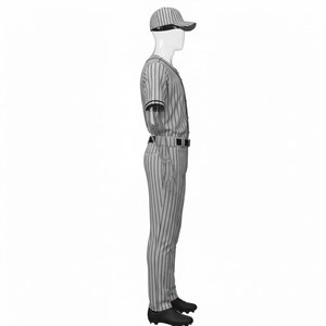Uniforme de Béisbol Personalizado con Logotipo, Camiseta y Pantalón con Gorra, Transpirable, Tallas Grandes, Impresión por Sublimación con Diseño Gratuito - Product Image 3