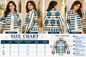 เสื้อแจ็คเก็ตผ้าฝ้ายลายปักมือพรีเมียม คอตั้ง ระบายอากาศได้ดี |   เสื้อแจ็คเก็ตบอมเบอร์แขนยาวสไตล์ชาติพันธุ์สำหรับทุกเพศ - Product Image 4