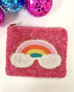 Monedero bordado a mano con cuentas, estilo moderno, cierre de cremallera, logotipo personalizado, venta al por mayor, similar al icono MILF - Product Image 4