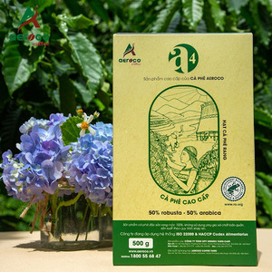 Bolsa de 500g de Granos de Café Tostados 100% Arábica THA1 Catimor para Exportación, Tostado Medio A2, Sabor Amargo, Alta Calidad, Vietnam - Product Image 4