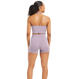 Women Halter Neck Athletic <b>Top</b> Stretch Comfortable Sleeveless <b>Crop</b> Shirt Breathable Gym Workout Fitness Sportswear OEM ODM - Product Image 2