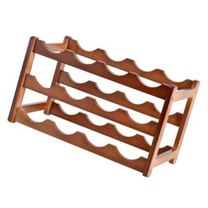 Porte-bouteille à vin en métal minimaliste, design géométrique, vente en gros - Product Image 3