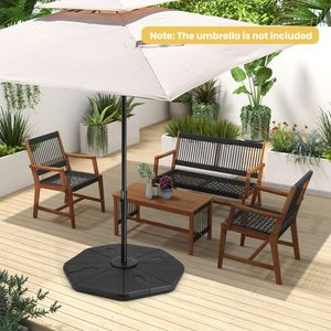 Base per Ombrellone Moderna in Ferro Riempibile per Uso Esterno in Patio, Giardino, Bordo Piscina e Hotel - Product Image 4