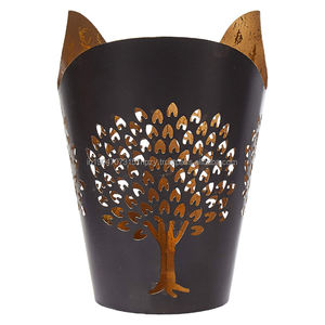 High Quality Handmade <b>Black</b> Metal <b>Lantern</b> <b>Candle</b> Holder for Christmas Restaurant Decoration Worldwide Export - Product Image 2