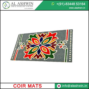 เสื่อเส้นใยพีวีซีหนา45x75ซม. แผ่นใยมะพร้าวขนาด15มม. ไม่ลื่นซักได้ลวดลายแบบนามธรรมที่ทันสมัยใช้ในบ้านสำนักงานเทคนิคกระจุก - Product Image 4