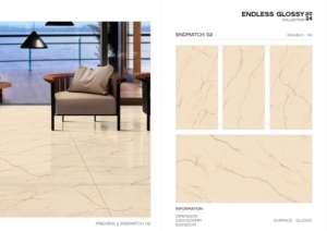 Azulejo de Porcelana Brillante Exclusivo 600x1200, Formato Grande, Superficie Pulida Premium, para Paredes y Pisos, Uso Interior y Exterior Moderno - Product Image 3