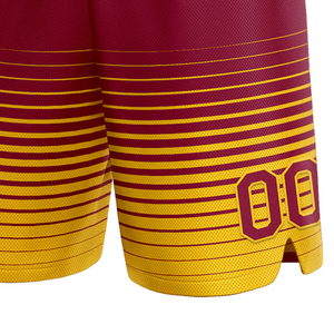 <b>Customized</b> Sports Team Shorts 100% Polyester Mesh Sublimated Club Name Training Basketball Athletic Shorts for Teamwear - Product Image 3