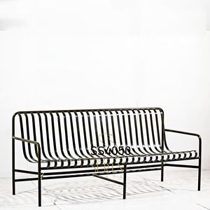 Canapé en fer pour hôtels et restaurants, design indien, confortable, avec porte d'entrée, 3 places - Product Image 1