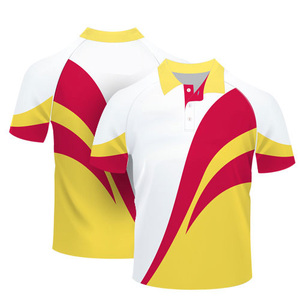Polo de golf personnalisé à manches longues en polyester de couleur unie avec boutons, design tendance pour homme – Grande Vente - Product Image 1