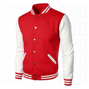 Men’s Premium Varsity Baseball <b>Jacket</b> Cotton Blend Classic Letterman <b>Jacket</b> Stylish Athletic College Bomber Coat Casual Outdoor - Product Image 2