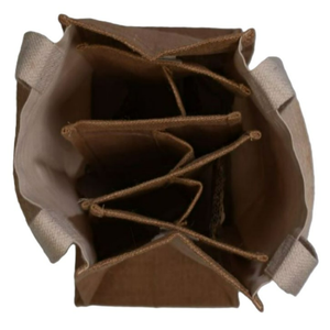 Sac fourre-tout en jute réutilisable et personnalisable avec poignée longue, fermeture supérieure et motif lettres, taille extra large pour usage quotidien - Product Image 3