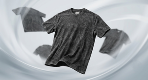 Custom OEM Heavyweight 100% Cotton Knitted Acid Wash T <b>Shirt</b> Streetwear Vintage Men's Plain Blank Regular Fit Short Sleeve - Product Image 1