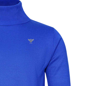<b>Mens</b> <b>Turtleneck</b> Knit Sweater Long Sleeve Soft Breathable Lightweight Warm Winter Smart Casual Office Pullover Daily Top - Product Image 3