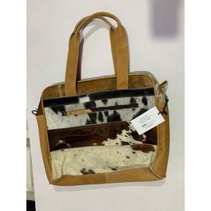 Pochette vintage en cuir véritable pour filles, motif rayures bonbon, fermeture éclair, légère, imperméable, grande capacité, bandoulière, fabriquée en Uttar - Product Image 3