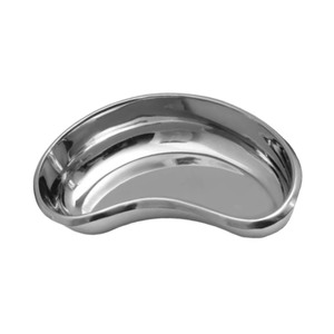 Plateau réniforme de haute qualité certifié CE Classe I, 8 pouces, en acier inoxydable allemand, instrument médical chirurgical réutilisable - Product Image 2