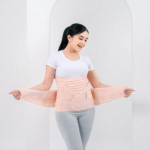 Corset de maternité 3-en-1 supérieur, ceinture abdominale post-partum en coton élastique, contrôle du ventre ultra-doux et respirant - Product Image 6