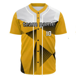 Camiseta de béisbol juvenil con sublimación de diseño moderno y logotipo personalizado al por mayor, ropa de béisbol y softbol, camiseta y pantalón de béisbol - Product Image 3