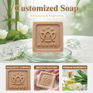 Customized Logo Design <b>Soap</b> Solid Cube For All Skin Types Adults Regular Size - Product Image 2