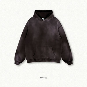 Sudadera con Capucha y Sudadera de Alta Calidad con Logotipo Personalizado para Hombre, Estilo Lavado Ácido, para Parejas, Marca de Moda, Corte Holgado, Hombros Caídos - Product Image 3