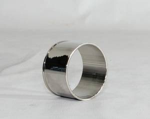 Anneau de serviette carré en argent plaqué, technique de moulage à la main, pour la décoration de table, avec logo - Product Image 5